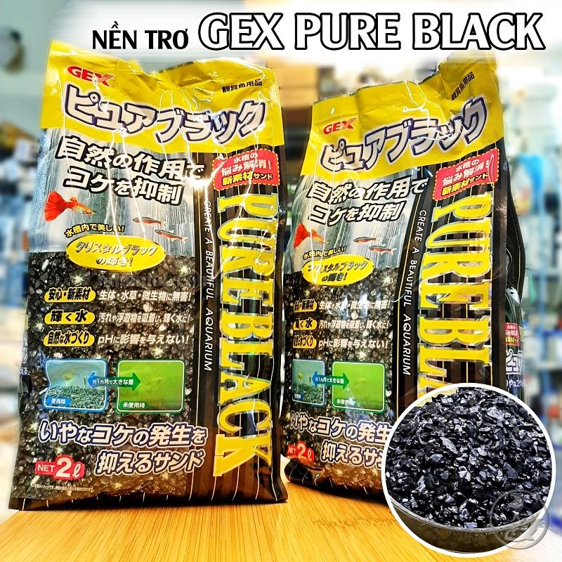 Gex - Pure Black Soil || Nền Trơ Trang Trí Cho Hồ Cá Thuỷ Sinh - Hồ Tôm, Tép Cảnh