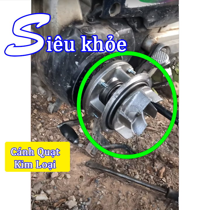 Bơm Nước Gắn Xe máy Đầu Ra 76