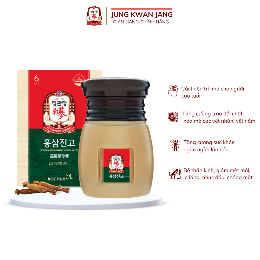 Hồng Sâm Mật Ong KGC Jung Kwan Jang Honey Paste (hũ 500g)