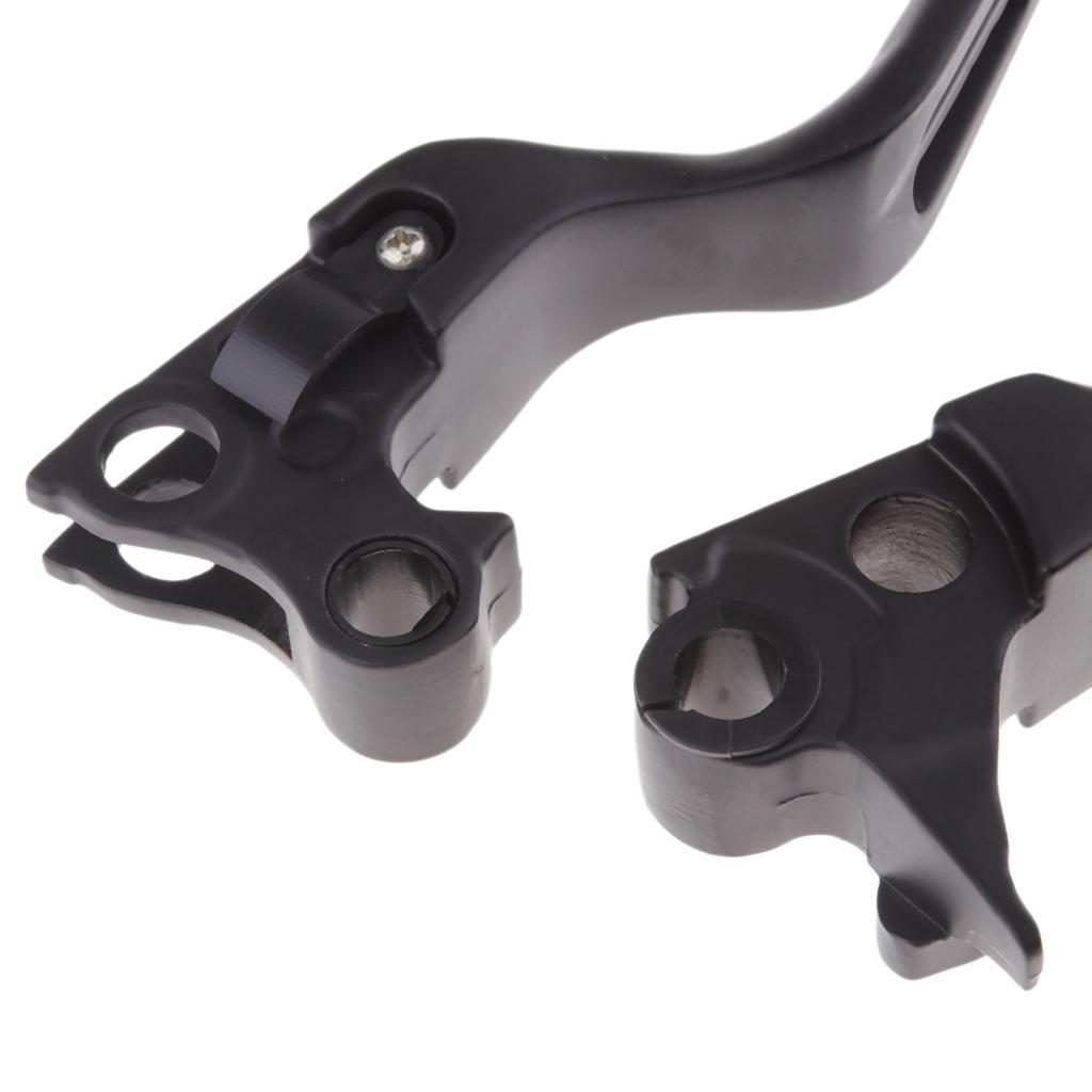 2x Black Brake & Clutch Handle Levers for   Touring 1996-2007