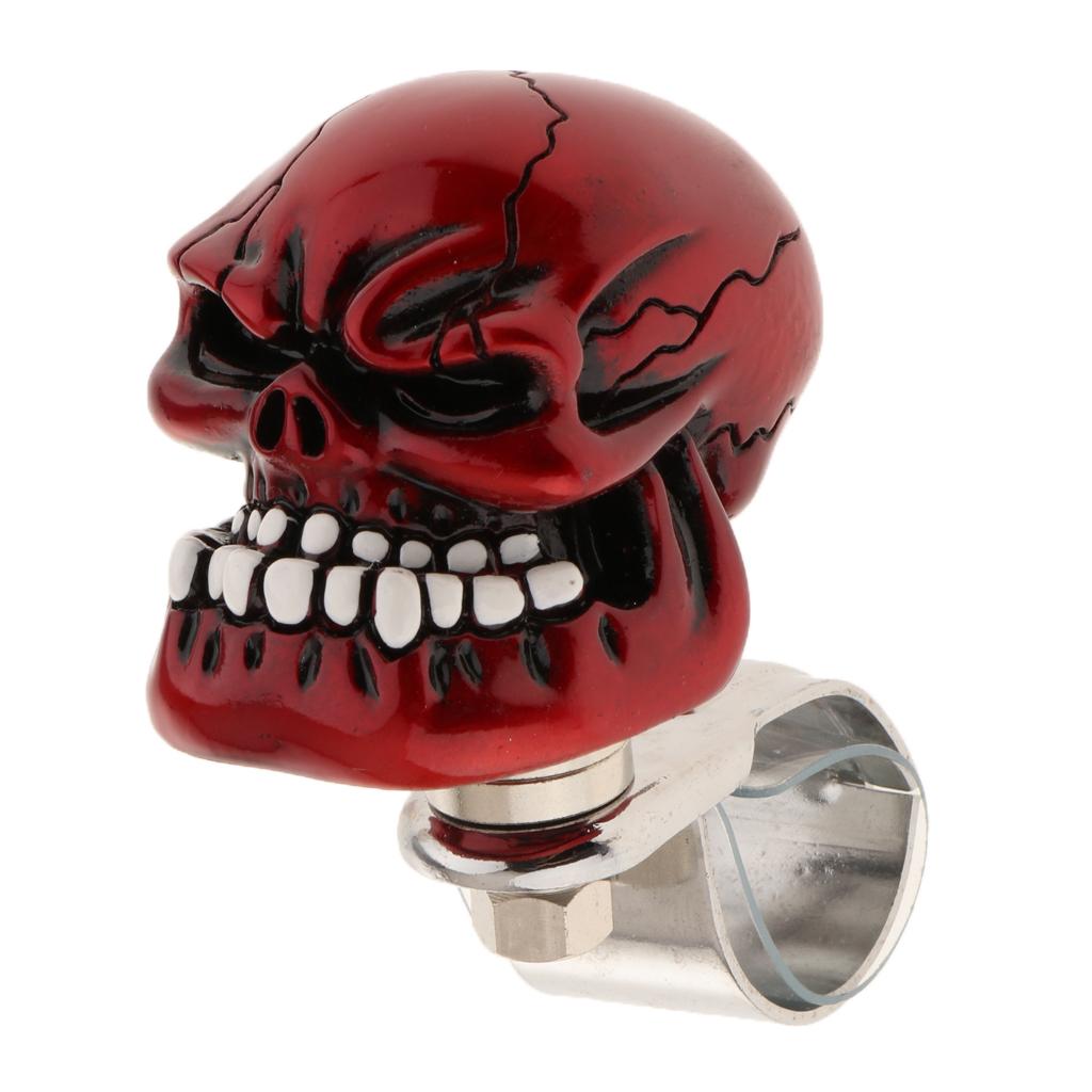 1PC Skull Head Car Steering Wheel  Suicide Knob Handle