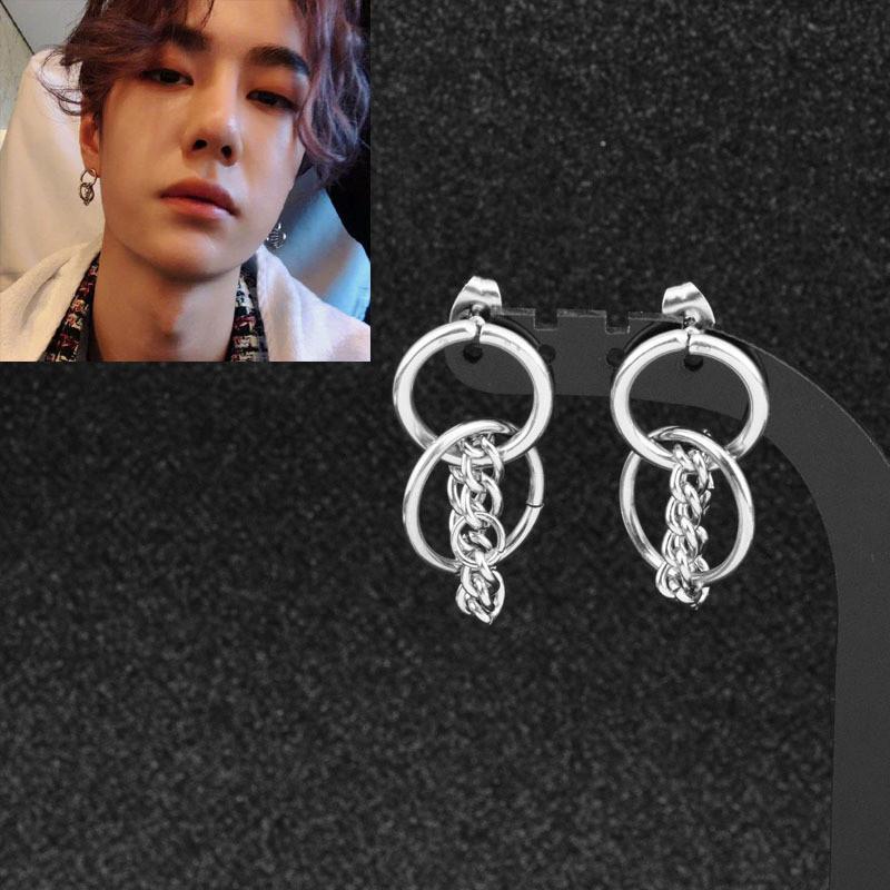 Đôi bông tai unisex thời trang idol bắt trend