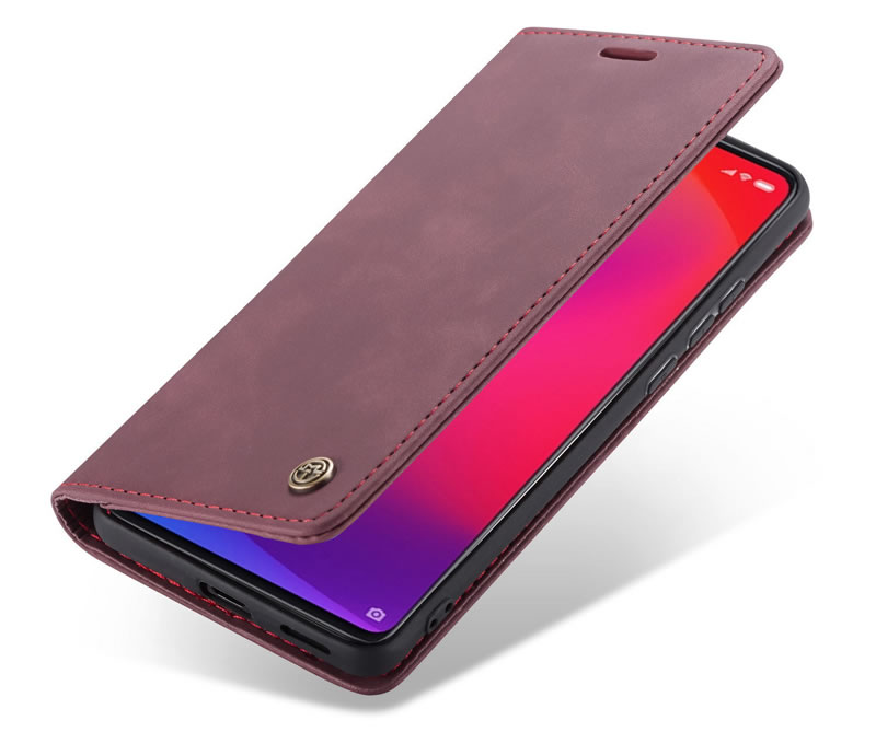 Bao da bò thật dạng ví dành cho Xiaomi Redmi K20 Pro chính hãng Caseme