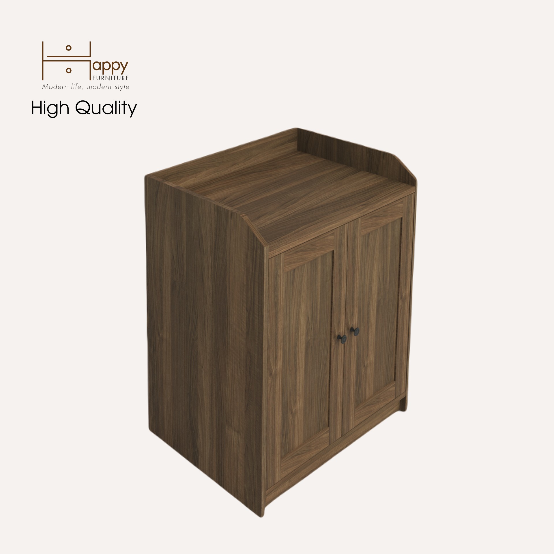 [Happy Home Furniture] CANA,  Tủ  đựng đồ 2 cửa mở   ,  70cm x 46cm x 84cm ( DxRxC), TCM_002