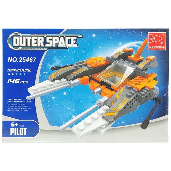 Đồ Chơi Lắp Ráp Tàu Vũ Trụ Outer Space - Keyixing AUS-25467 (146 Mảnh Ghép)