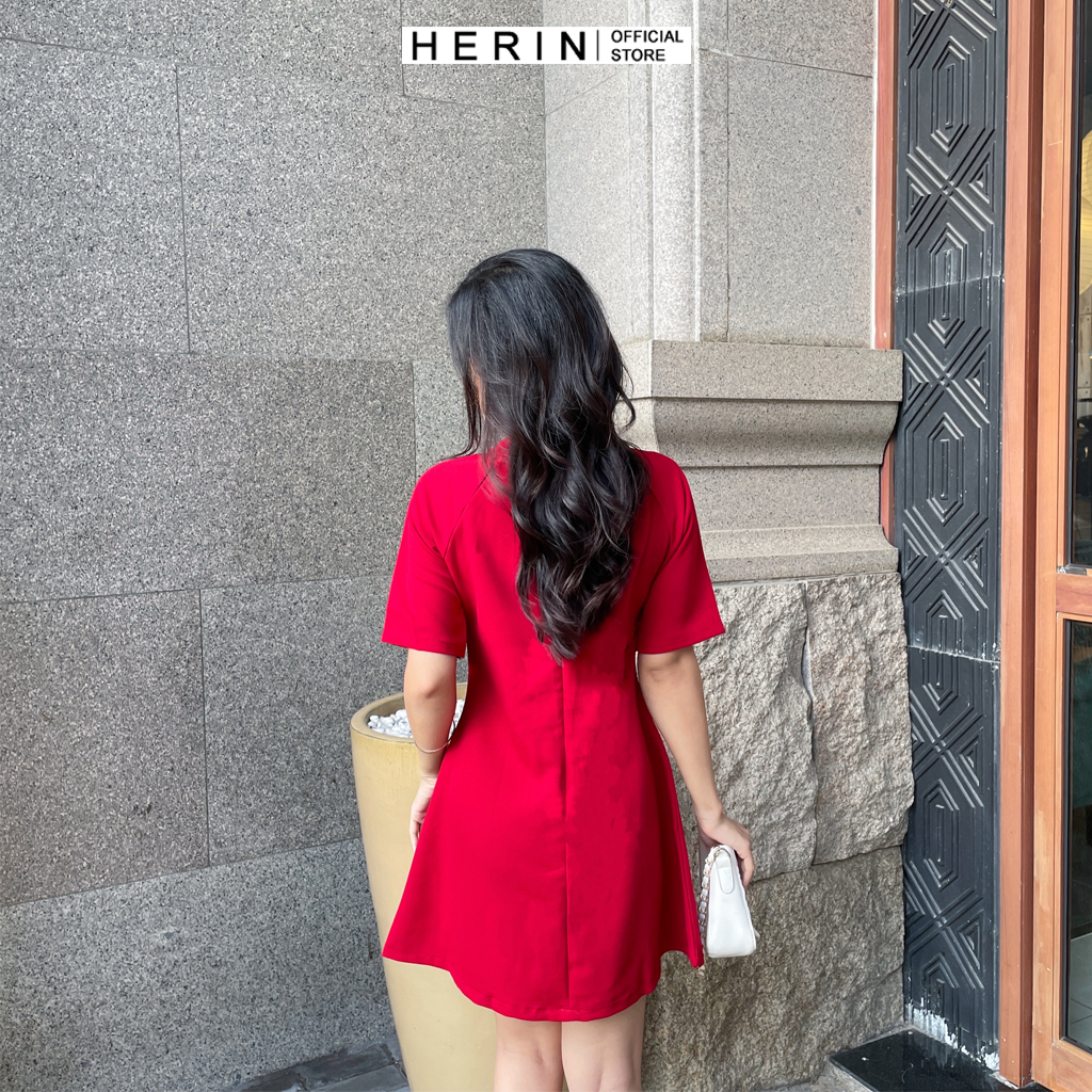 Đầm tết cách tân nữ thiết kế thêu họa tiết cực xinh chất vải mịn đẹp mã[TẾT THÊU