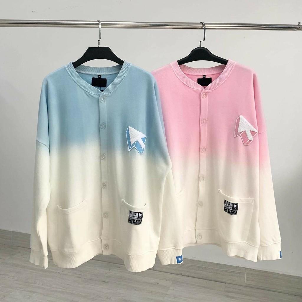 Áo Khoác Nỉ Bông Cardigan Tiedye CLICK.CLUB Loang Màu Unisex - E29