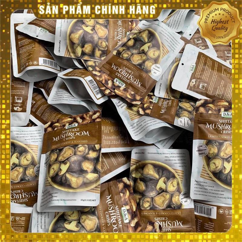 Nấm hương sấy giòn DJ&amp;A tốt cho sức khoẻ - thích hợp giảm cân, KETO - DJ&amp;A skitake mushroom crisps