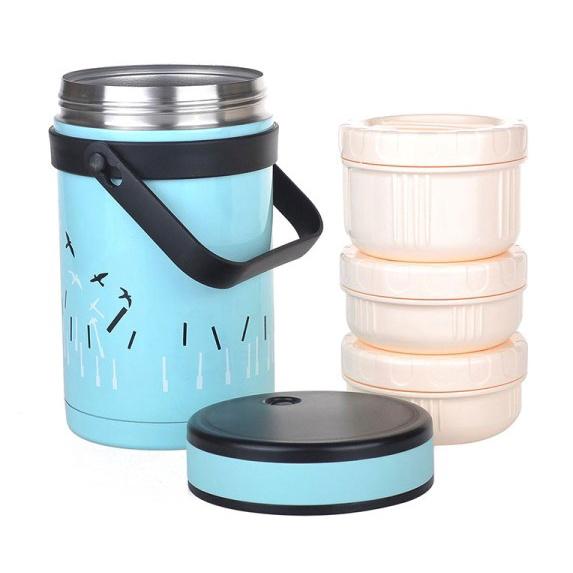 Bình Giữ Nhiệt nóng – lạnh đựng Thức Ăn đồ uống Elmich 1.5 lít