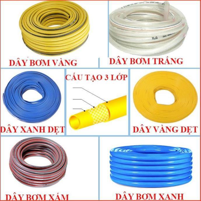 Bộ dây và vòi xịt tăng áp rửa xe tưới cây