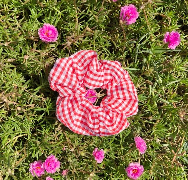 Cột tóc SCRUNCHIES caro vải đẹp