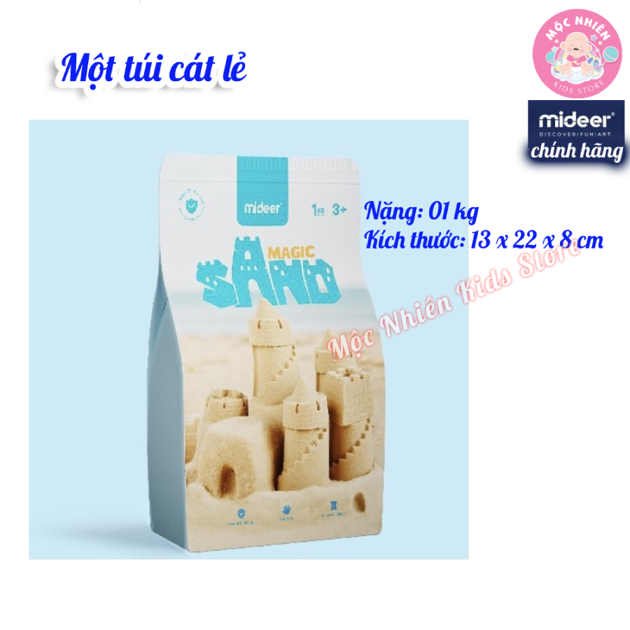 Đồ Chơi Cát Động Lực An Toàn Cho Bé Magic Sand - Thương hiệu Mideer - Dành Cho Bé Từ 3 Tuổi