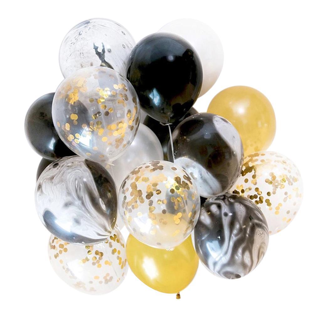 20 Pieces Agate Confetti Latex Balloons Wedding Birthday Party Decor