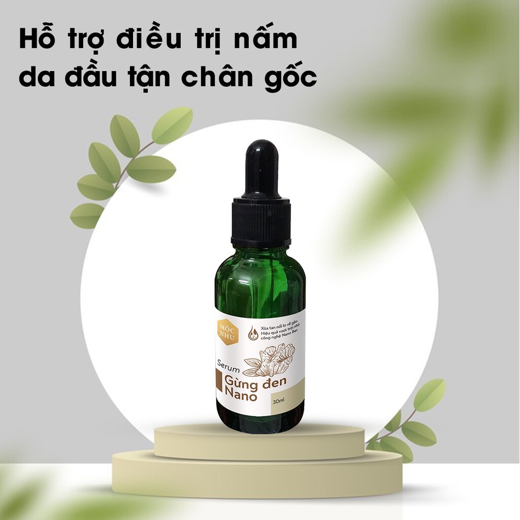 Serum Gừng Đen Nano Mộc Nhu 30ml