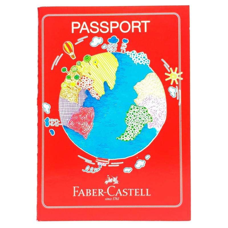 Vali 40 Bút Lông Màu Connector + Sổ Tô Màu Passport - Faber-Castell 155535