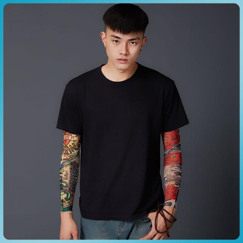 Hình Xăm Tay Thoáng Khí Mồ Hôi Bấc UV Chống Nắng Bảo Vệ Cánh Tay Bảo Vệ Cho Đi Xe Đạp Câu Cá Tay Full Cánh Tay Tay Color: H Size: 1PCS