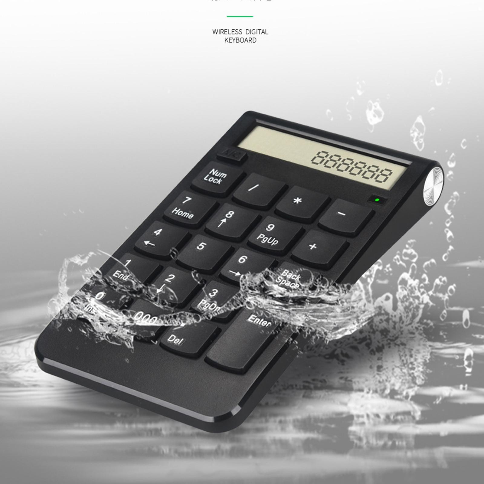 Wireless Number Pad Accessories Portable Mini 2.4G for Notebook Laptop PC