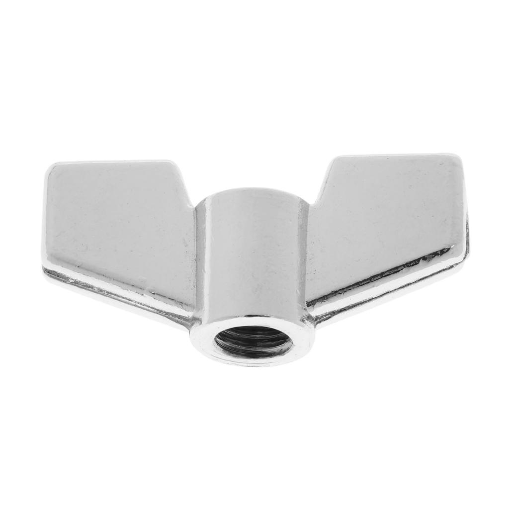 Quick Release Drum Cymbal Stand Wing Nut Cymbal Replacement Silver