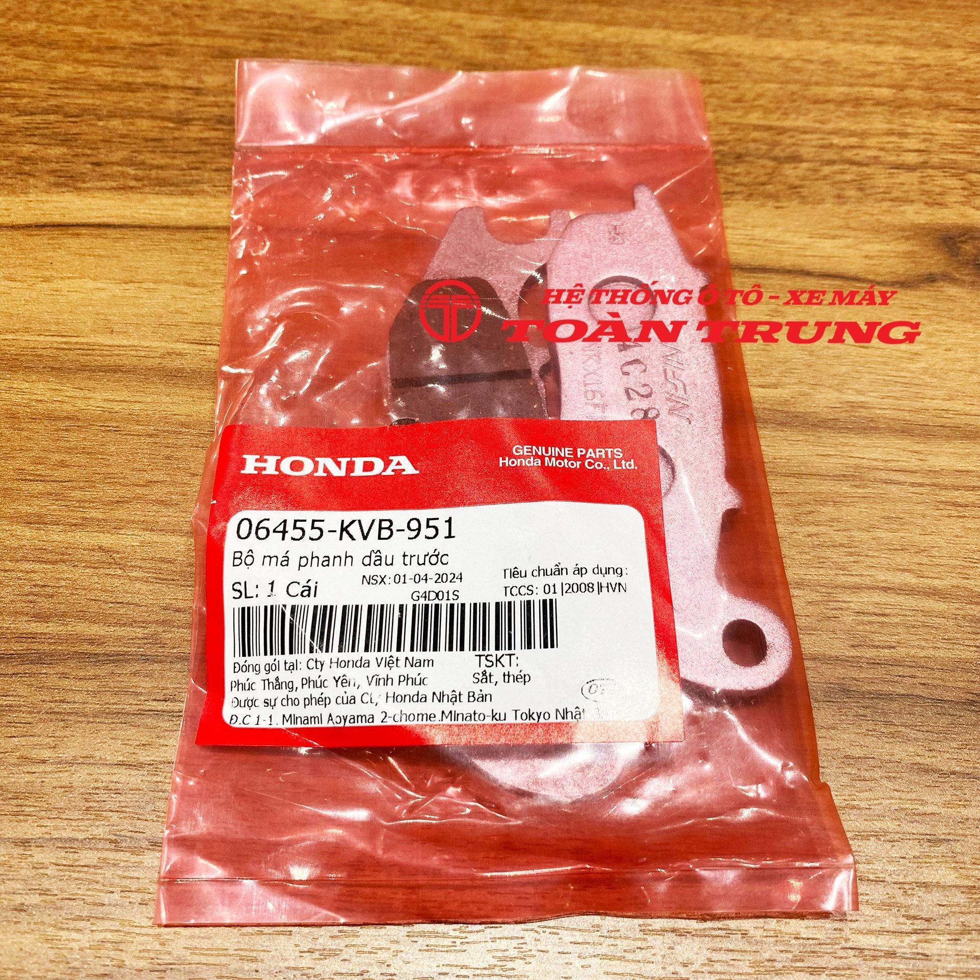 Má phanh dầu trước Air Blade (2010-2020), Click 110 chính hãƞg Honda &quot;06455KVB951&quot;
