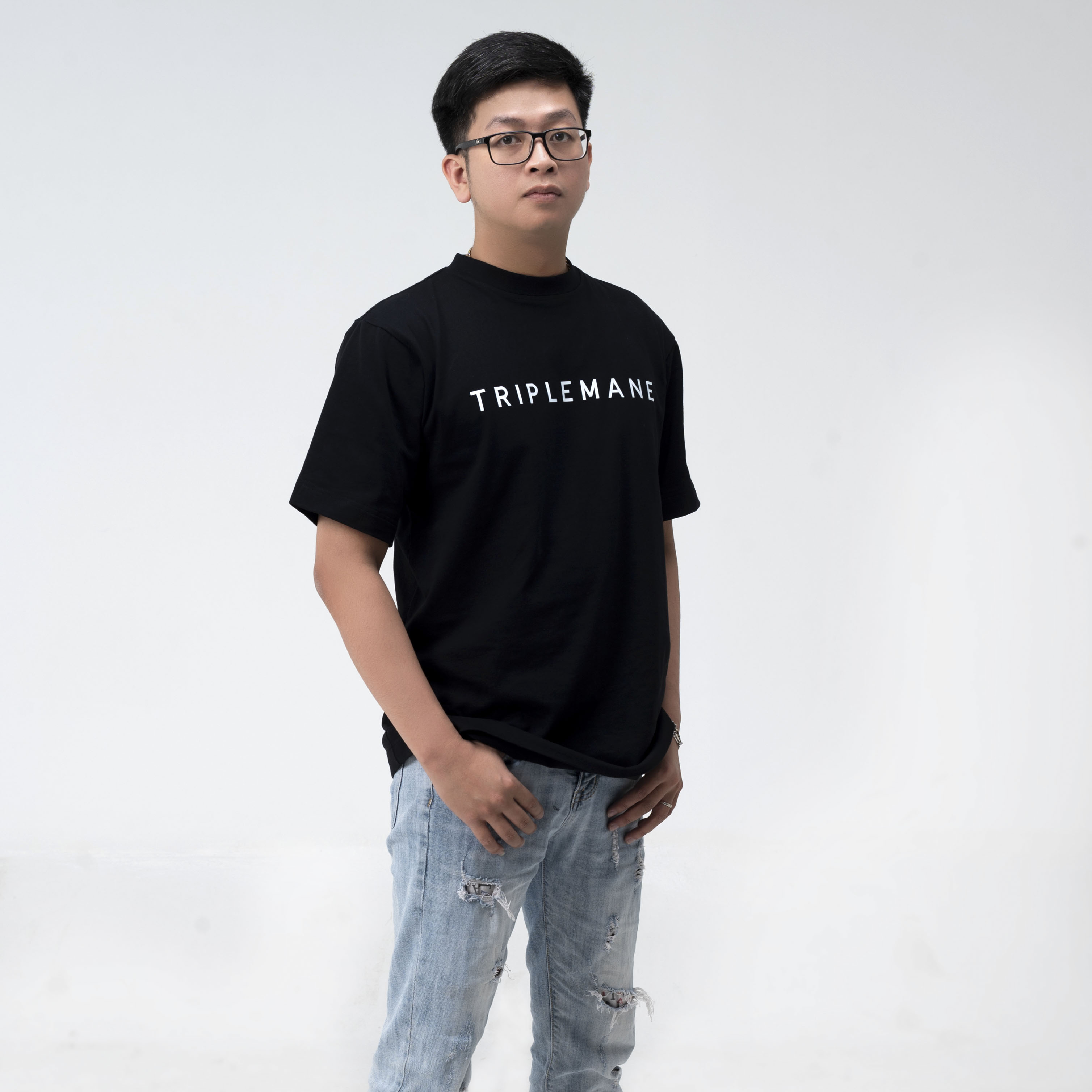 Áo thun cộc tay nam nữ Unisex NO1 Deluxe Tee - Black- vải 100% Cotton Premium thoáng mát không bai xù, co giãn 2 chiều, định lượng lên đến 260gsm