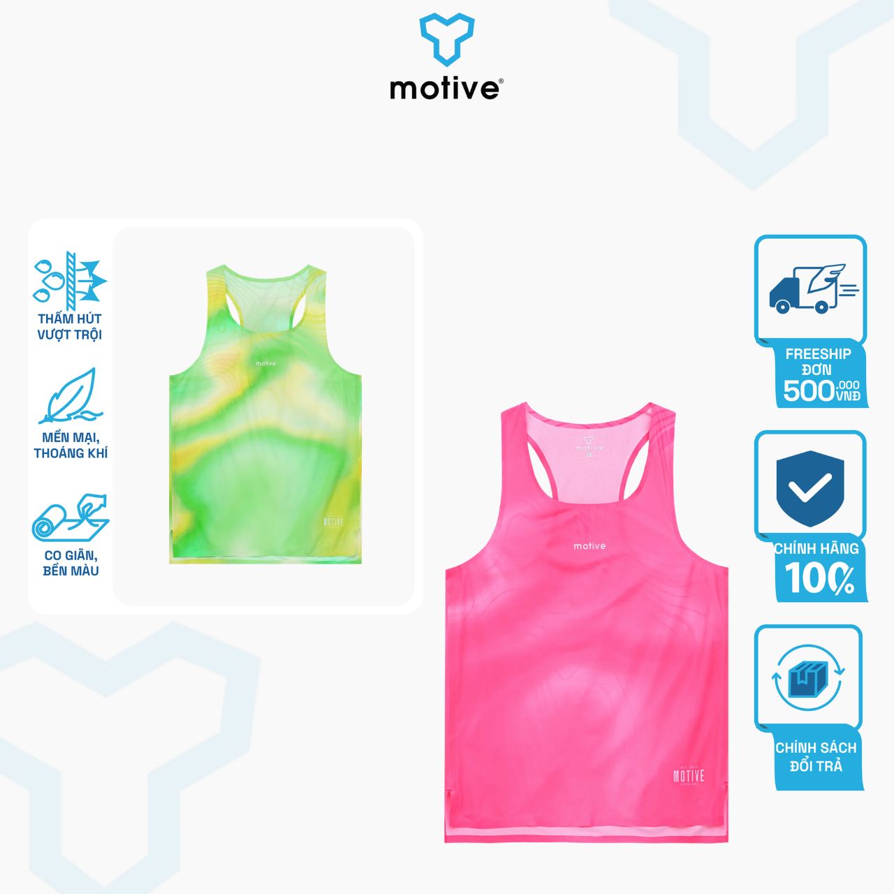 Áo Thun Thể Thao Chạy Bộ Nam MOTIVE Men Race Singlet (49g) - M