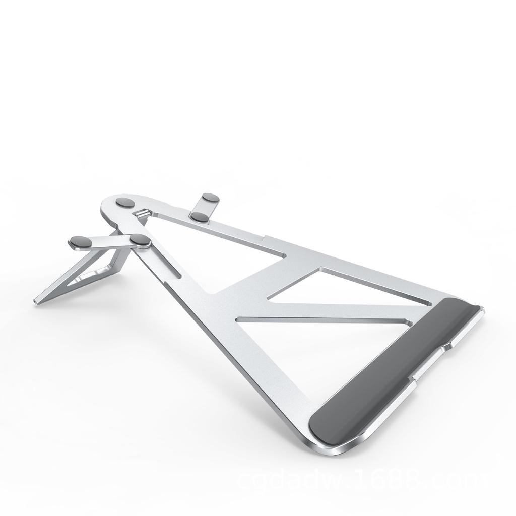 Giá đỡ laptop, macbook, máy tính chất liệu nhôm chắc chắn, gấp gọn, kê cao tản nhiệt tốt.