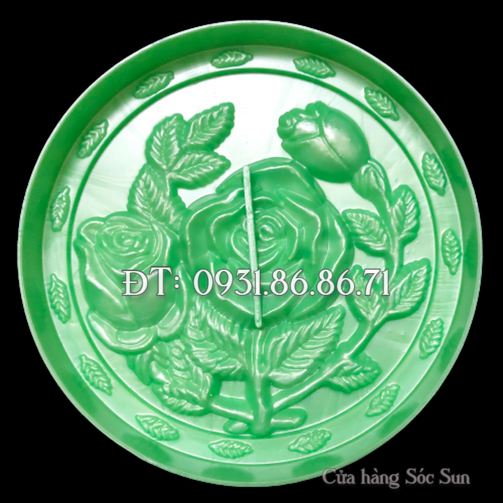 Bộ 2 khuôn ép xôi hình tròn loại 22 cm – Mã số 1964