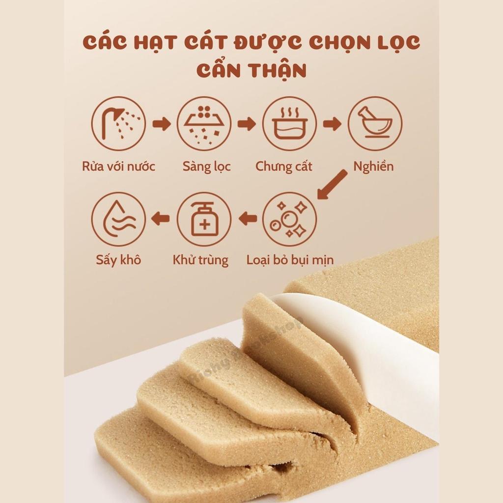 Bộ Đồ Chơi Cát Động Lực Kèm Dụng Cụ Và Khuôn - Mideer Magic Sand Play Set Kinetic Sand