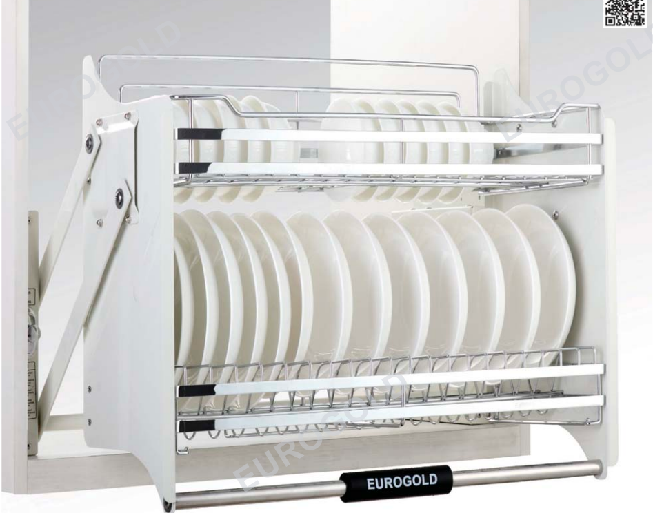 Kệ nâng hạ inox mờ Eurogold EVI160