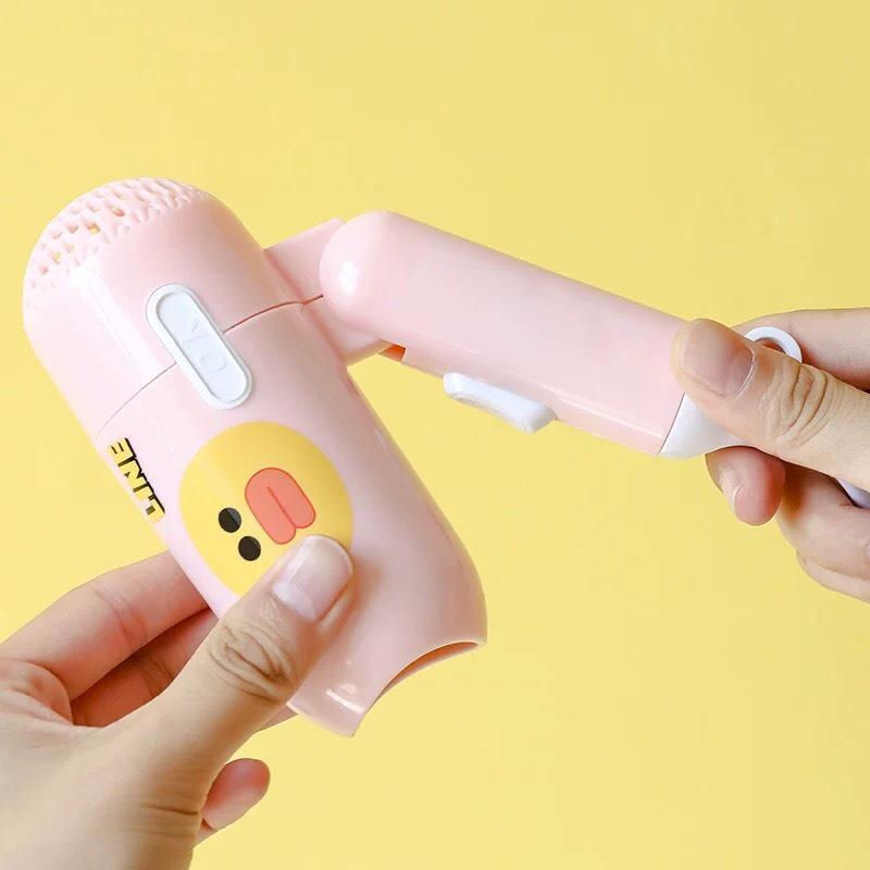 Máy sấy tóc hình thú mini gấp gọn-dùng đi du lịch tiện lợi