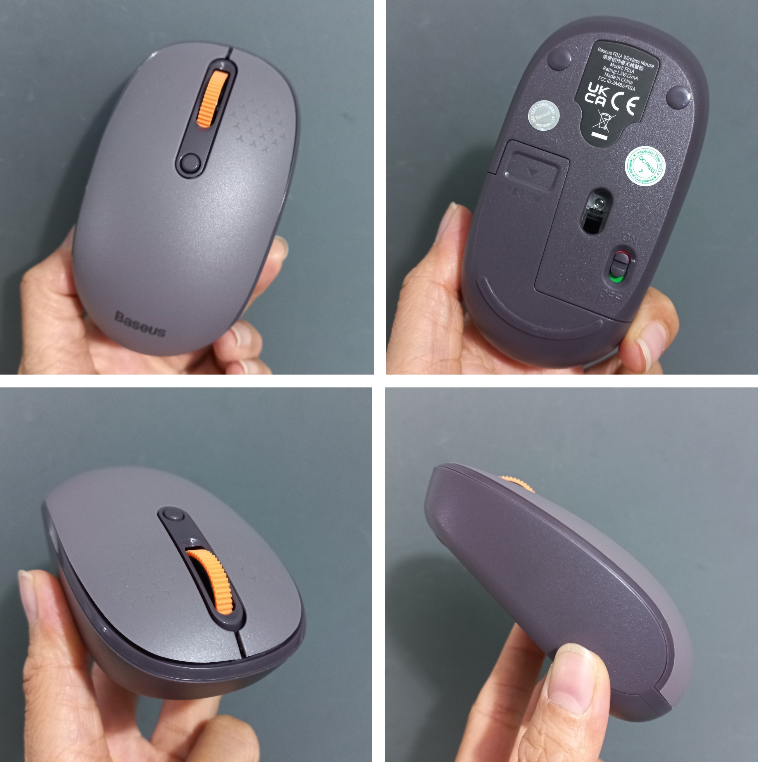 Chuột kết nối không dây chống ồn nhỏ gọn Baseus F01A Wireless Mouse _ Hàng chính hãng