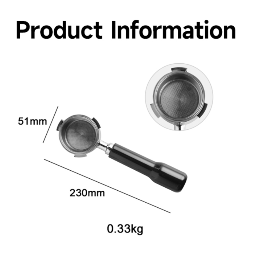 Tay cầm máy pha cà phê Espressor 51mm