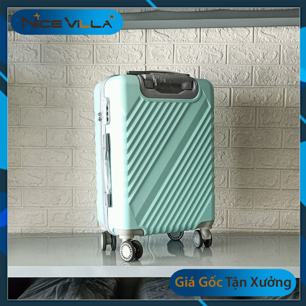 Vali Kéo Thời Trang Nicevilla Size 20Inch &Amp; 24 Inch &Amp; 28Inch - Size 24 Inch - Xanh Ngọc