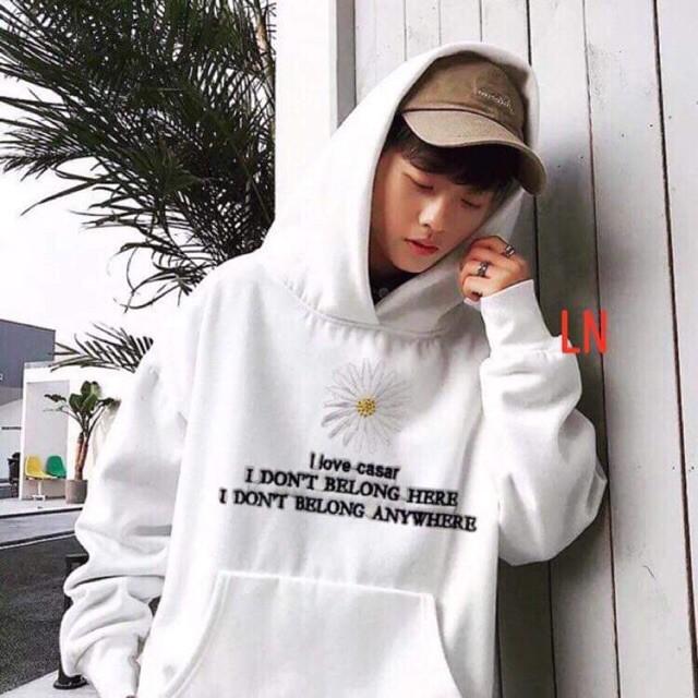 Áo hoodie I Love hoa LNG0919