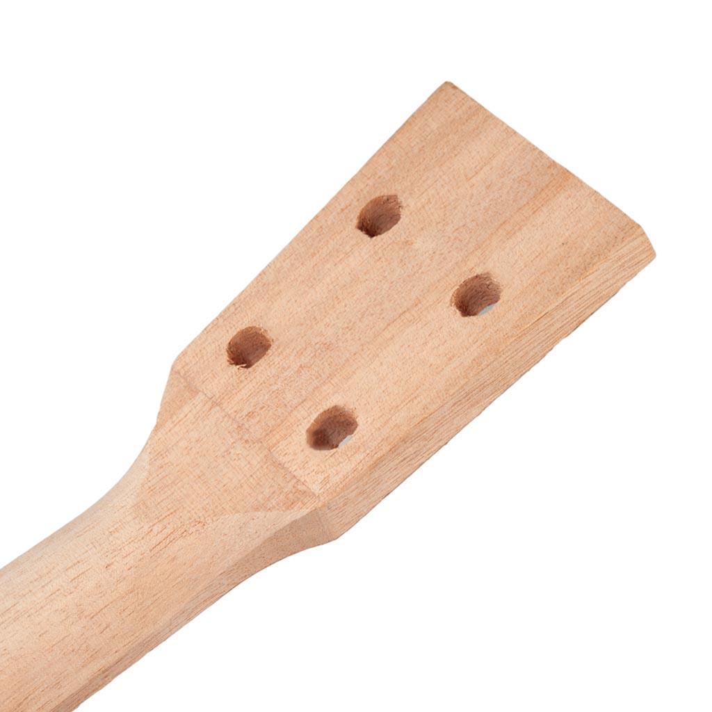 DIY Ukulele Neck Unfinished for 21inch Soprano Ukulele Hawaii Guitar Parts