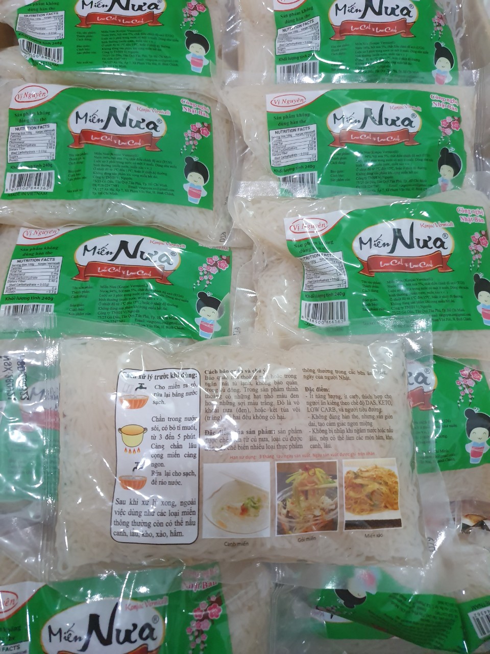 Miến Nưa Vị Nguyên Das Keto 240g