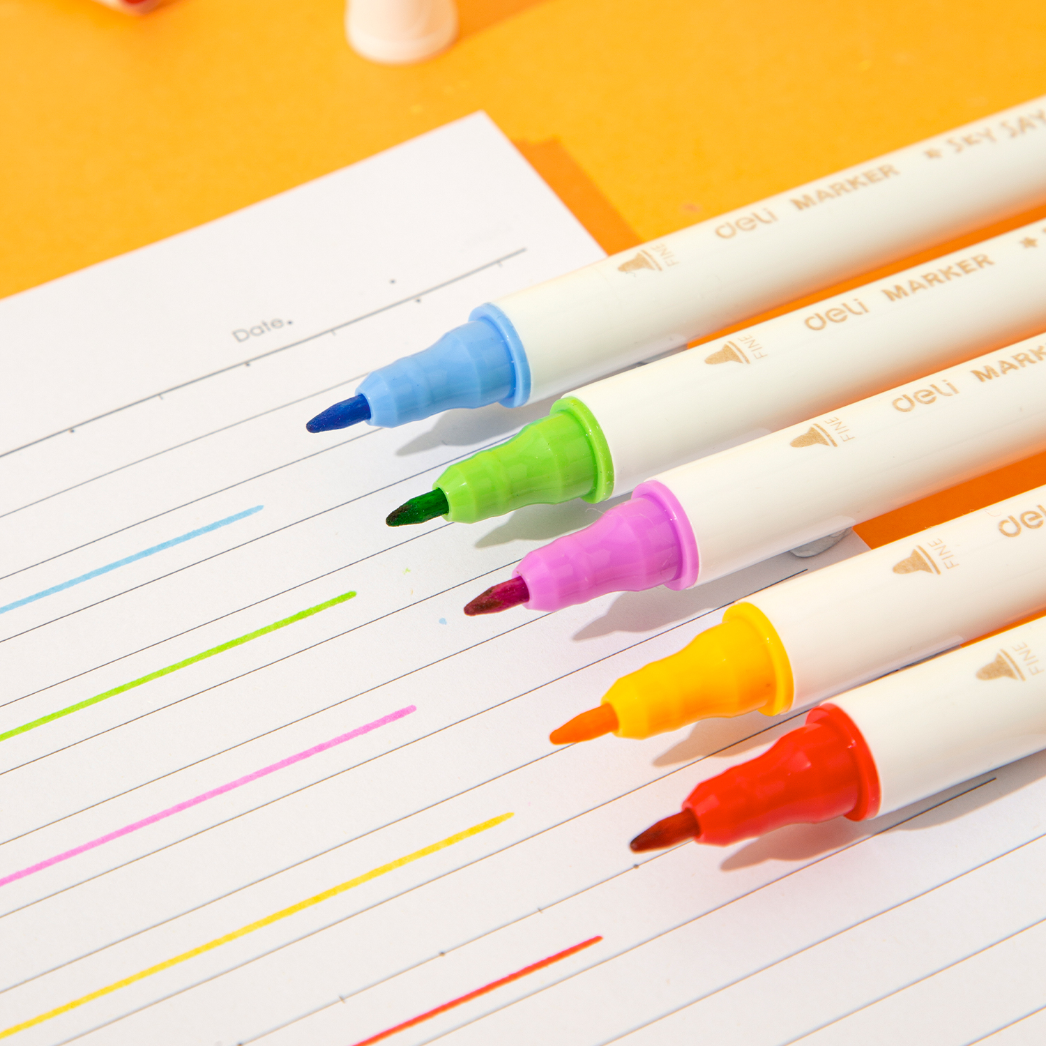 Bút Màu Marker Chuyên Nghiệp Cao Cấp Hộp Nhựa BST Limited Deli - Họa Cụ Tô Màu Dạ Vẽ Tranh Manga Anime Thiết Kế Thời Trang, Trang Trí Sổ Tay Kế Hoạch Planner - CC185