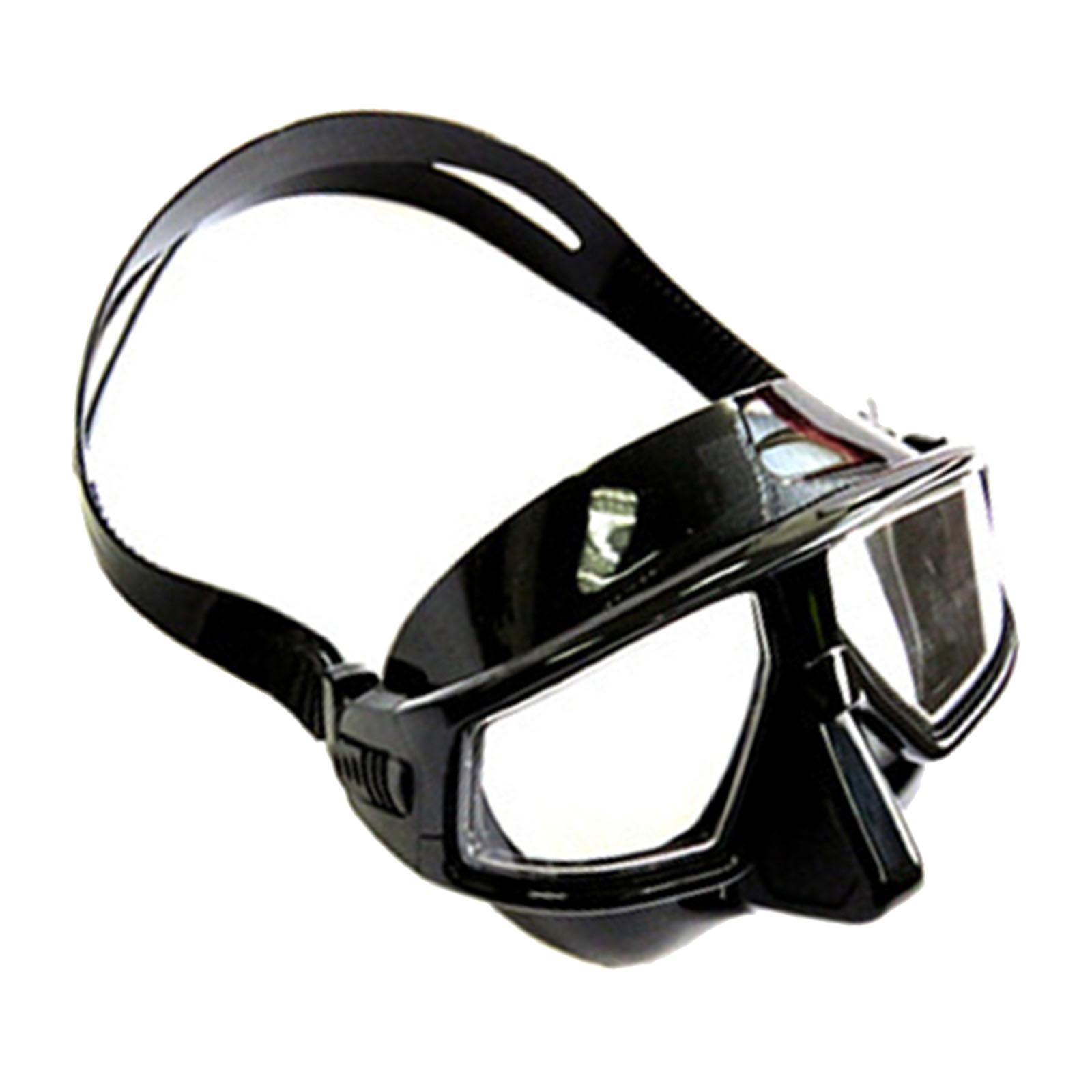 Dive Goggles Free Diving Goggles with Nose Cover Snorkel Goggles Panoramic Eyewear