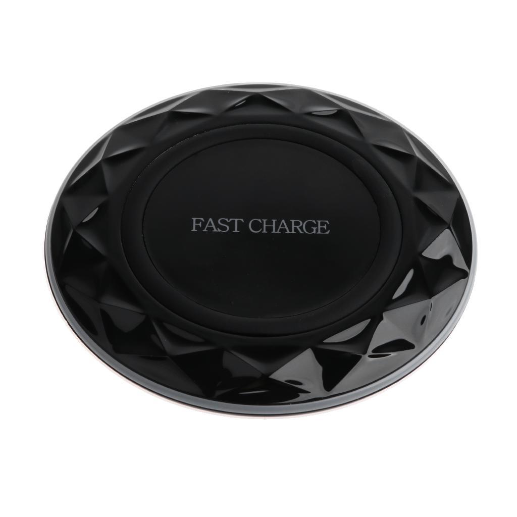 Thin Wireless Charger Charging Pad Fast Charge Base Stand Holder