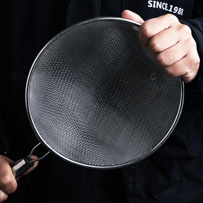 Rây lọc bột siêu mịn 2 lớp chất liệu Inox cao cấp KooBee - Rây lọc cháo, sữa hạt, cua tiện dụng