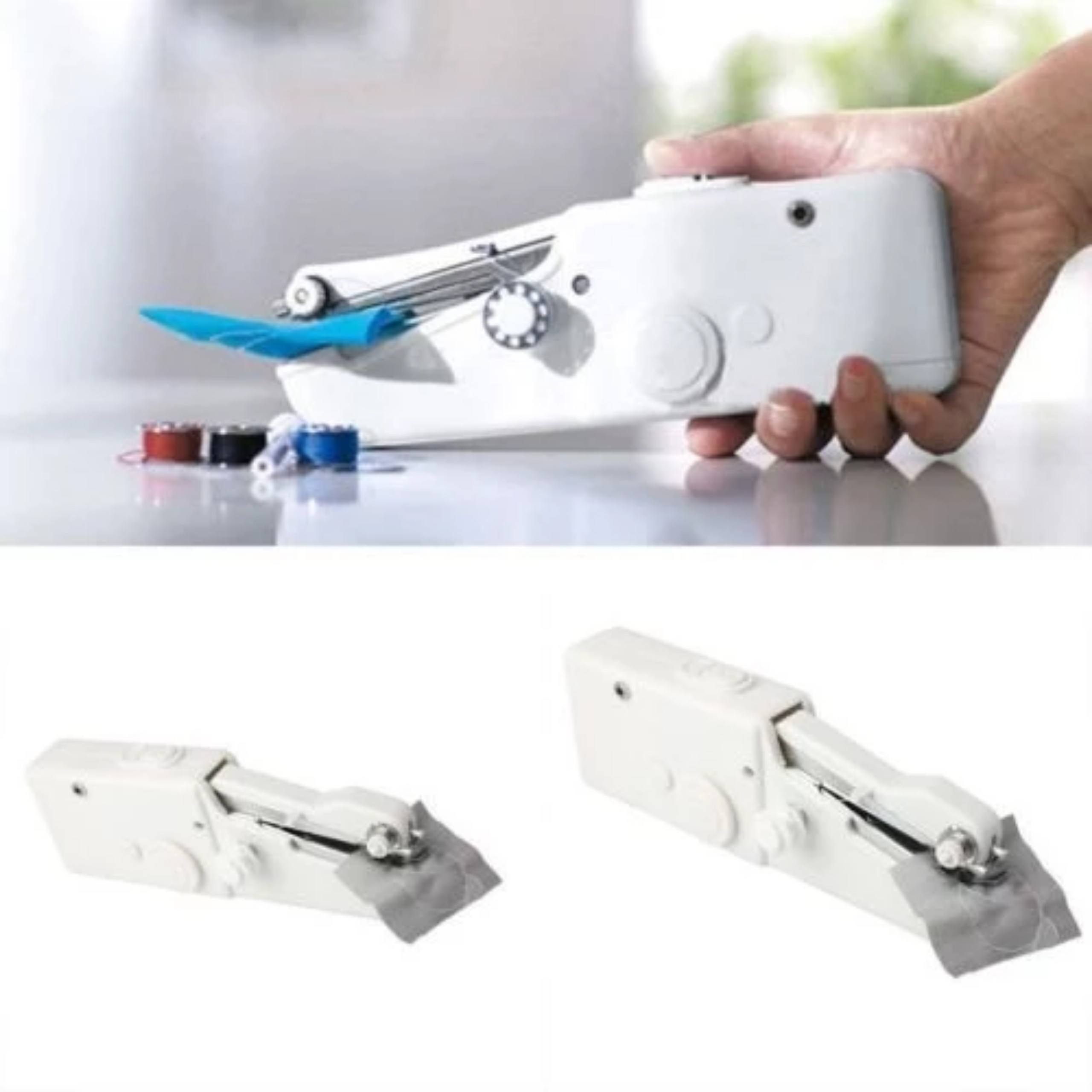 Máy May ROBOT Cầm Tay Mini Handy Stitch - Máy Khâu Mini Cầm Tay Gia Đình, Tiết Kiệm, hàng chính hãng