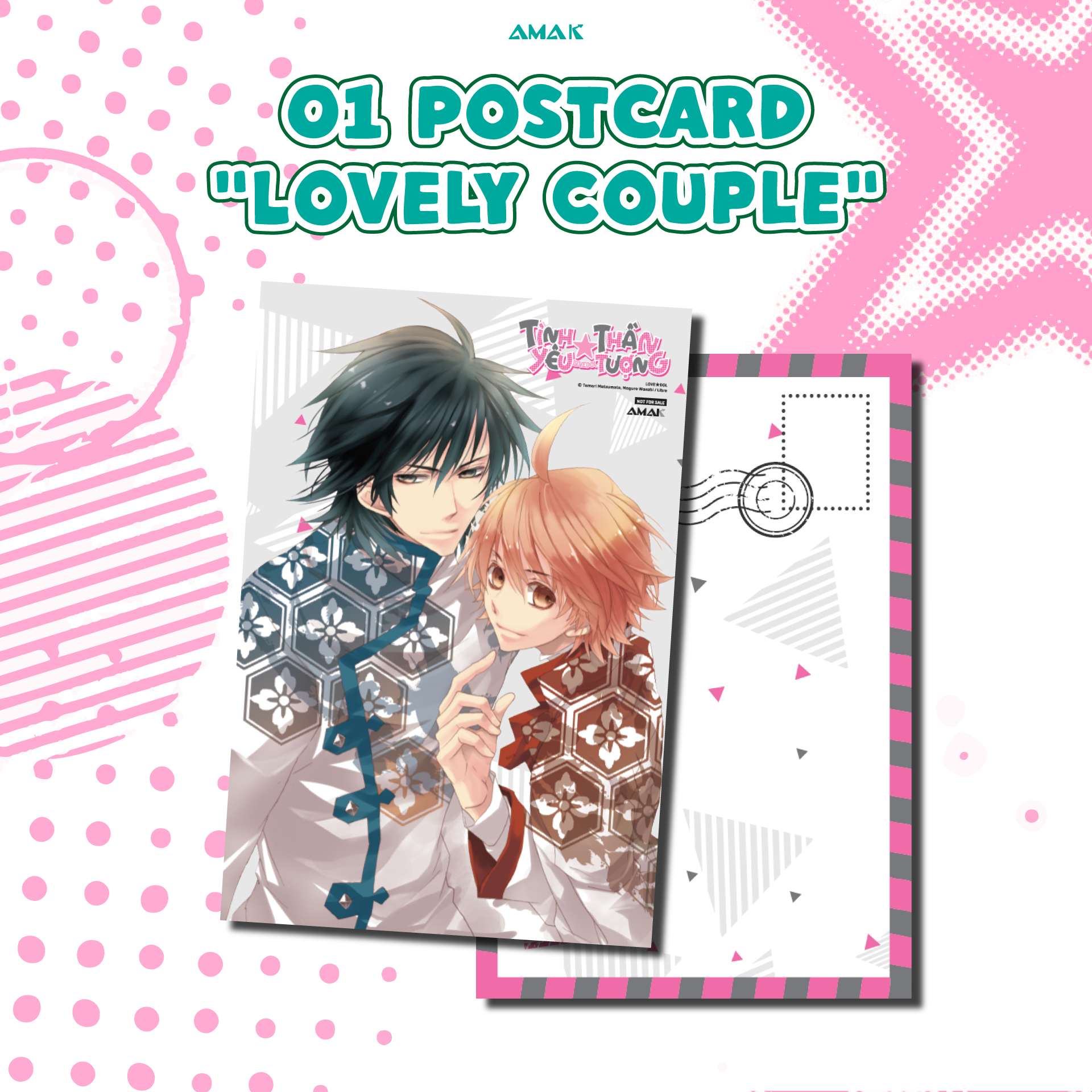 Sách - Tình Yêu Thần Tượng - Lovedol - Tặng Kèm 2 Postcard Hai Mặt + 1 Thẻ Điều Ước Ema