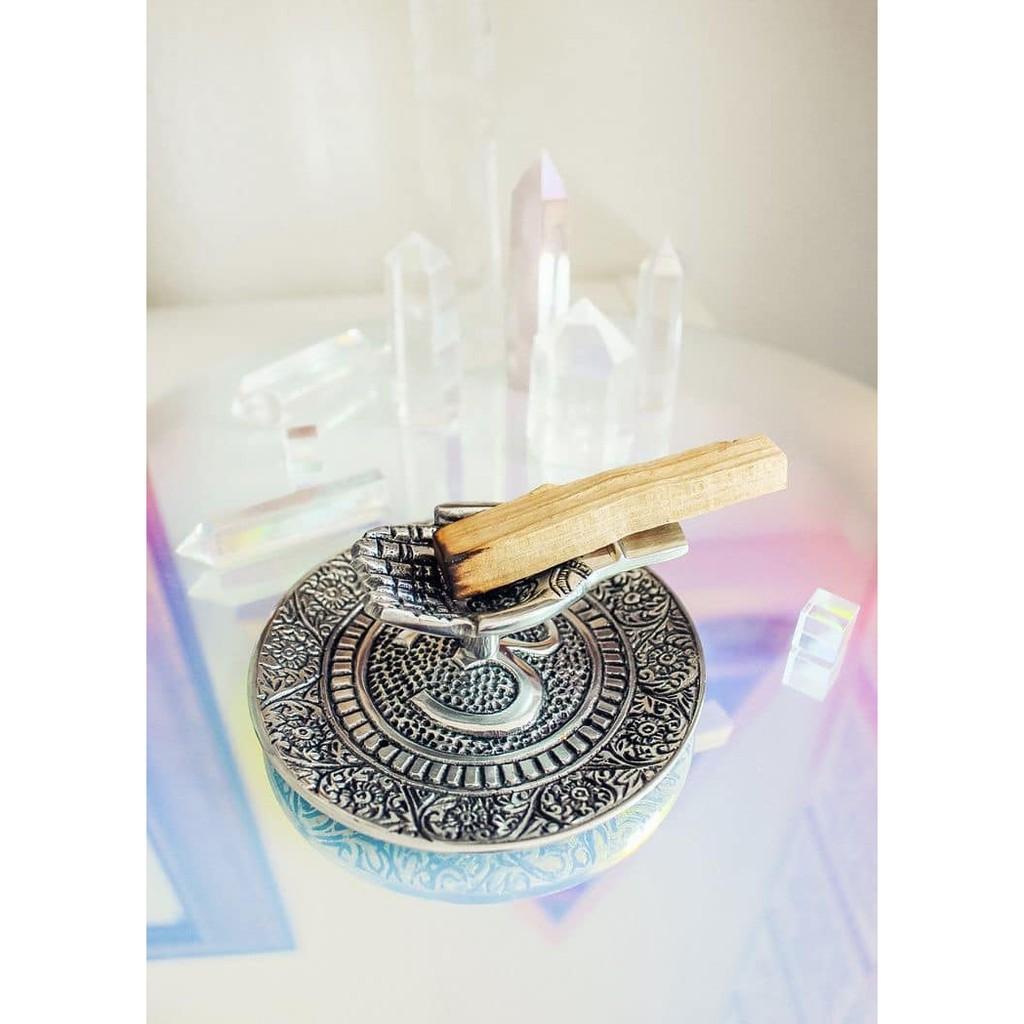 Sét 1 thanh palo santo và 1 bó xô thơm trắng mix thánh cỏ thanh tẩy mạnh mẽ