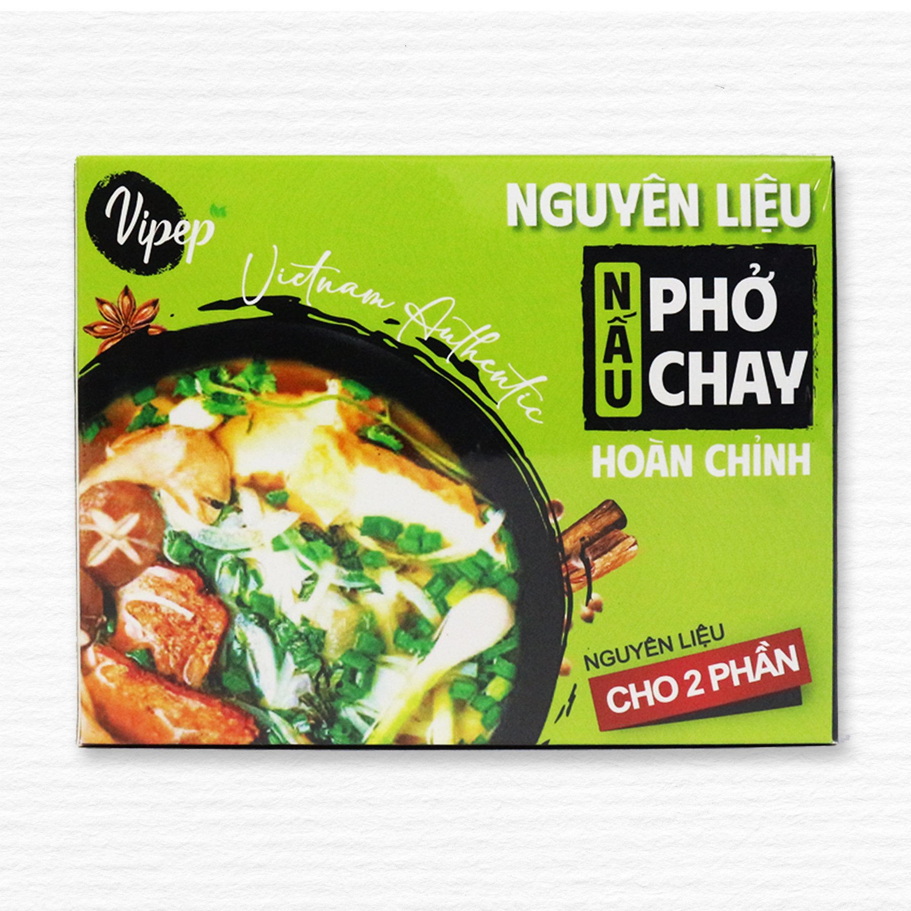 Nguyên Liệu Nấu Phở Chay Hoàn Chỉnh Vipep 185G