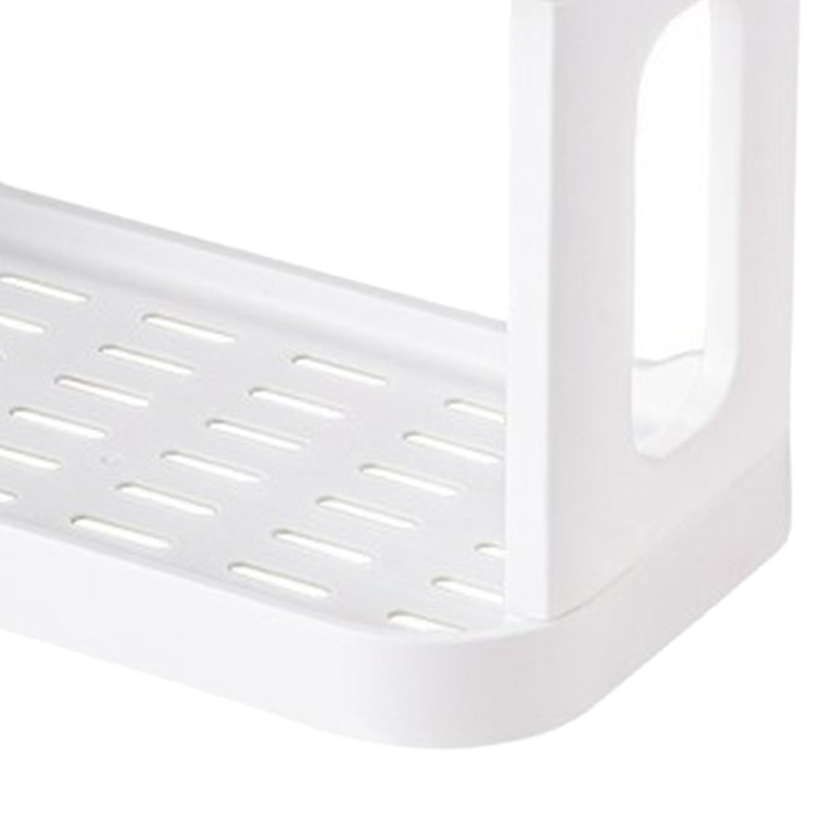 Double Layer Desktop Storage Rack, Product Holder, Free Standing Vanity Tray, Cosmetic Storage Shelf for Table Bathroom Dorm