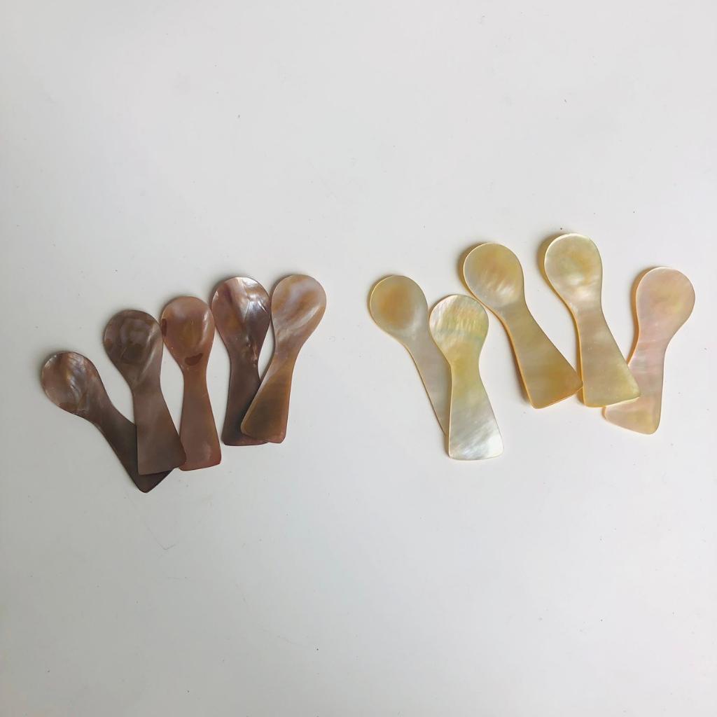 Thìa/Muỗng Trai Mini Size Nhỏ Xinh, Thìa Xúc Trứng Cá Hồi, Thìa Gia Vị, Nêm, Chụp Ảnh Decor Sang Trọng