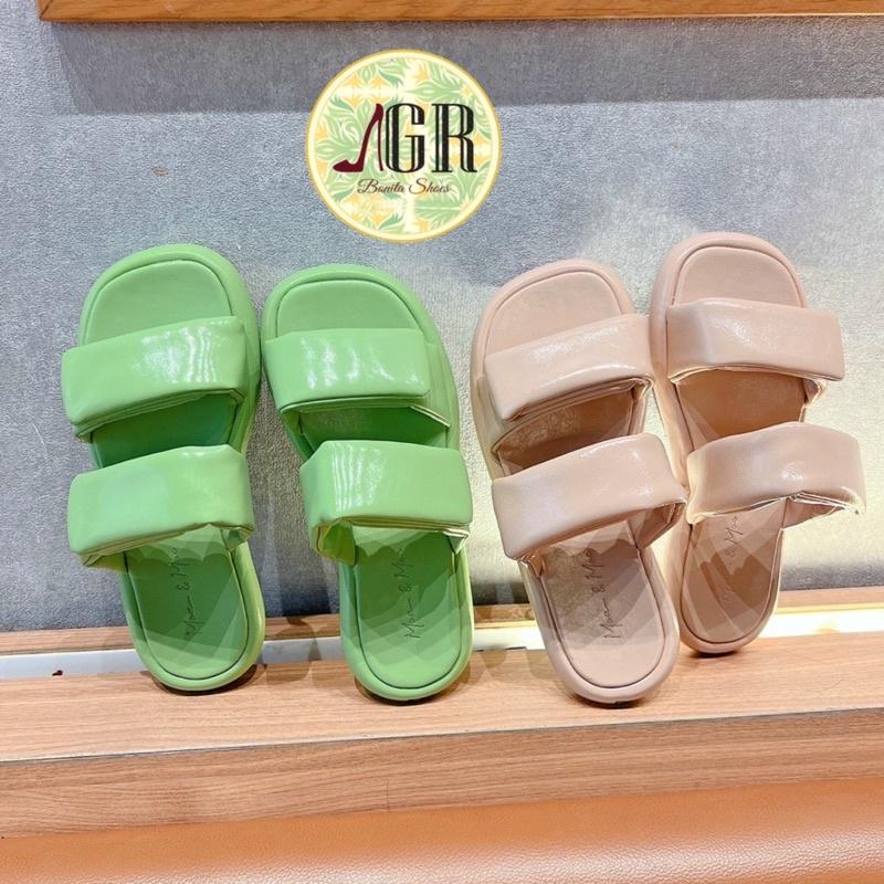 Dép xuồng 2 quai phồng 2 lớp siêu xinh cao 2cm