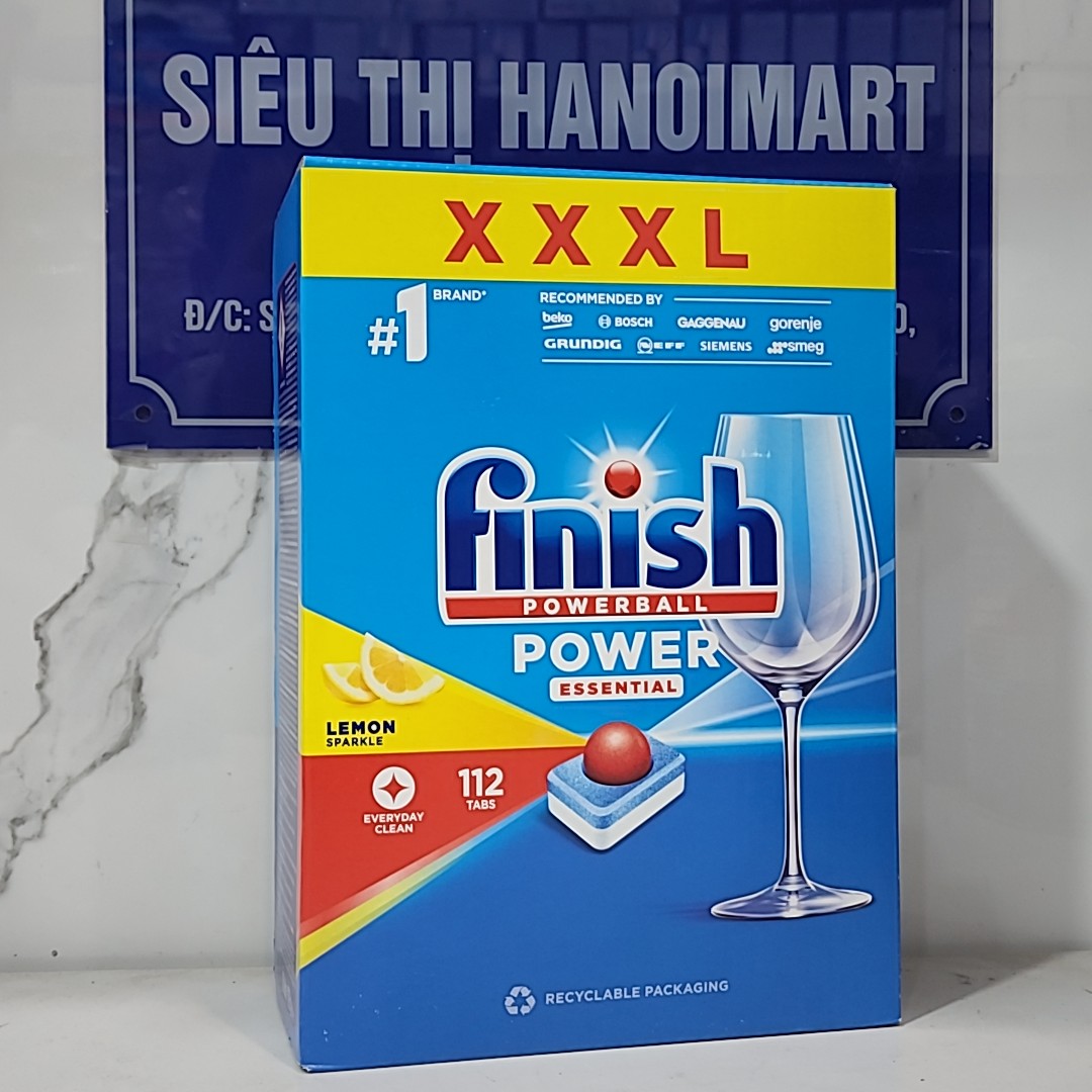 100 viên rửa chén bát Finish Allin1 dùng cho máy