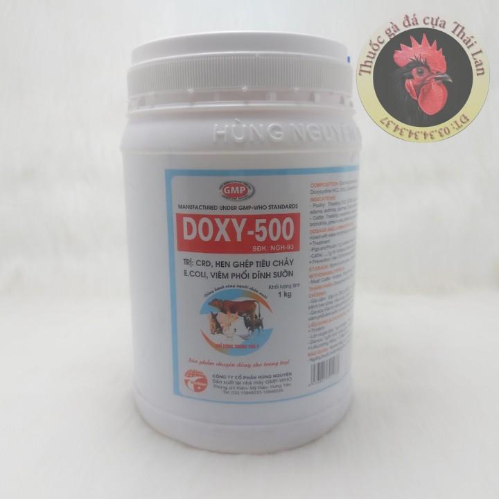 Combo 1 gói - DOXY 500 - hàng bao chất lượng - Tr.ị CRD , hen khò khè ghép tiêu chảy , ecoli