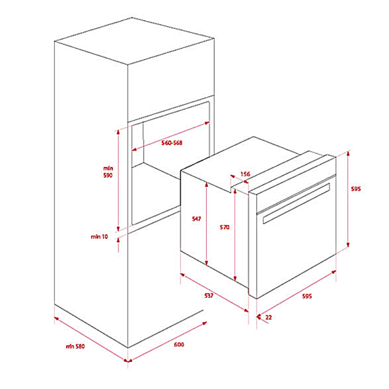 Lò nướng điện TEKA HLB 860 - Hàng Chính Hãng